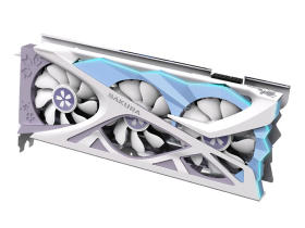 盈通amd radeon rx 6750xt 樱瞳花嫁纪念版